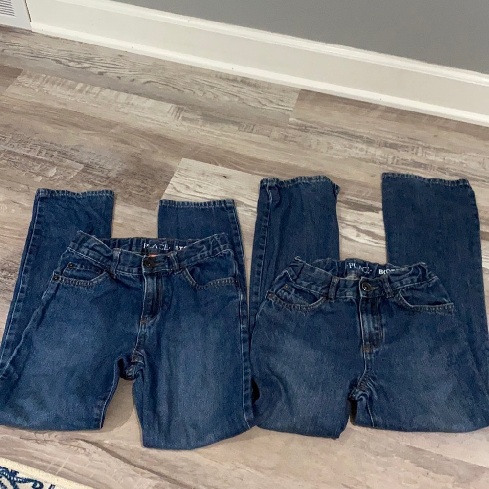 2 pairs of 10 Slim Children’s place jeans no holes or stains